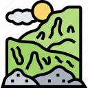 glacier, iceberg, mountain, landscape, scenery