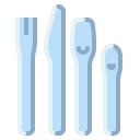 child, cutlery, food, fork, kitchen, spoon