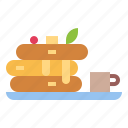bekery, cake, dessert, pancake