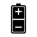 battery, power, plus, minus