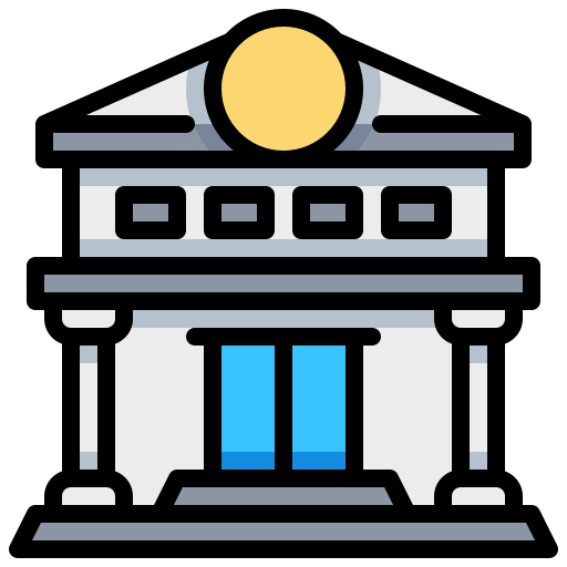 Architecture, bank, banking, building icon - Download on Iconfinder