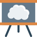 board, cloud, green, homework, school