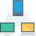cloud, computing, connection, network