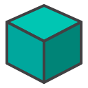 cube, shape, model, square