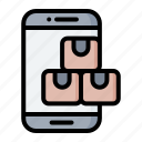 app, box, delivery, logistic, package