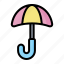 insurance, logistics, protection, shipping, umbrella 