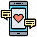 chat, communication, conversation, smartphone, talking