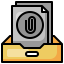 attachment, inbox, communications, message, email