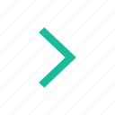 arrow, chevron, right