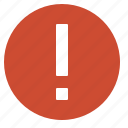 attention, error, exclamation, alert, caution, danger, problem