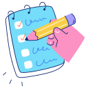 workflow, checklist, list, pencil, notebook, notepad 