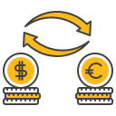 currency, dollar, euro, exchange, money