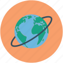 earth, globe, orbit, planet, solar system, universe