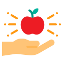 apple, knowledge, learning, education, hand