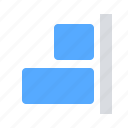 align, horizontal, objects, right