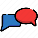 chat, communication, conversation, talk