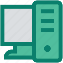computer, cpu, desktop, electronics, lcd, monitor, pc