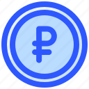 coin, currency, money, payment, ruble