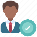 quality, assurance, person, businessman, user, avatar