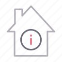 apartment, building, home, house, info