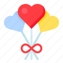balloon, heart, love, romance, romantic, valentine
