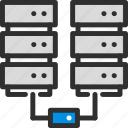 archive, base, connection, data, database, lan, server