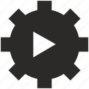 configuration, gear, new, options, setting, start