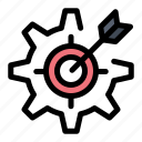 configure, focus, gear, setting, target