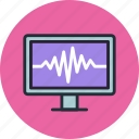 heart, medicine, monitor, pulse