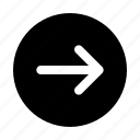 right, arrow, direction, navigation, pointer