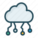cloud, computing, connection, network