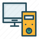 computer, desktop, lcd, pc