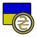 coin, exchange, hryvnia, ukraine, money, payment